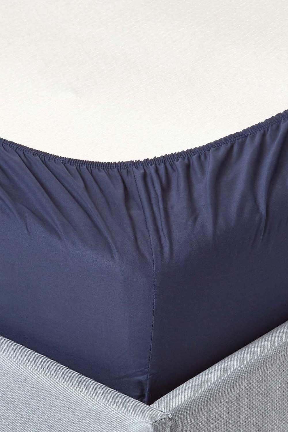 Homescapes Egyptian Cotton Deep Fitted Sheet 18 inch 200 Thread Count image 2