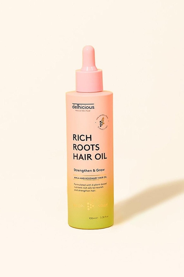 Delhicious Rich Roots Hair & Scalp Oil - Amla & Rosemary 100ml Multi