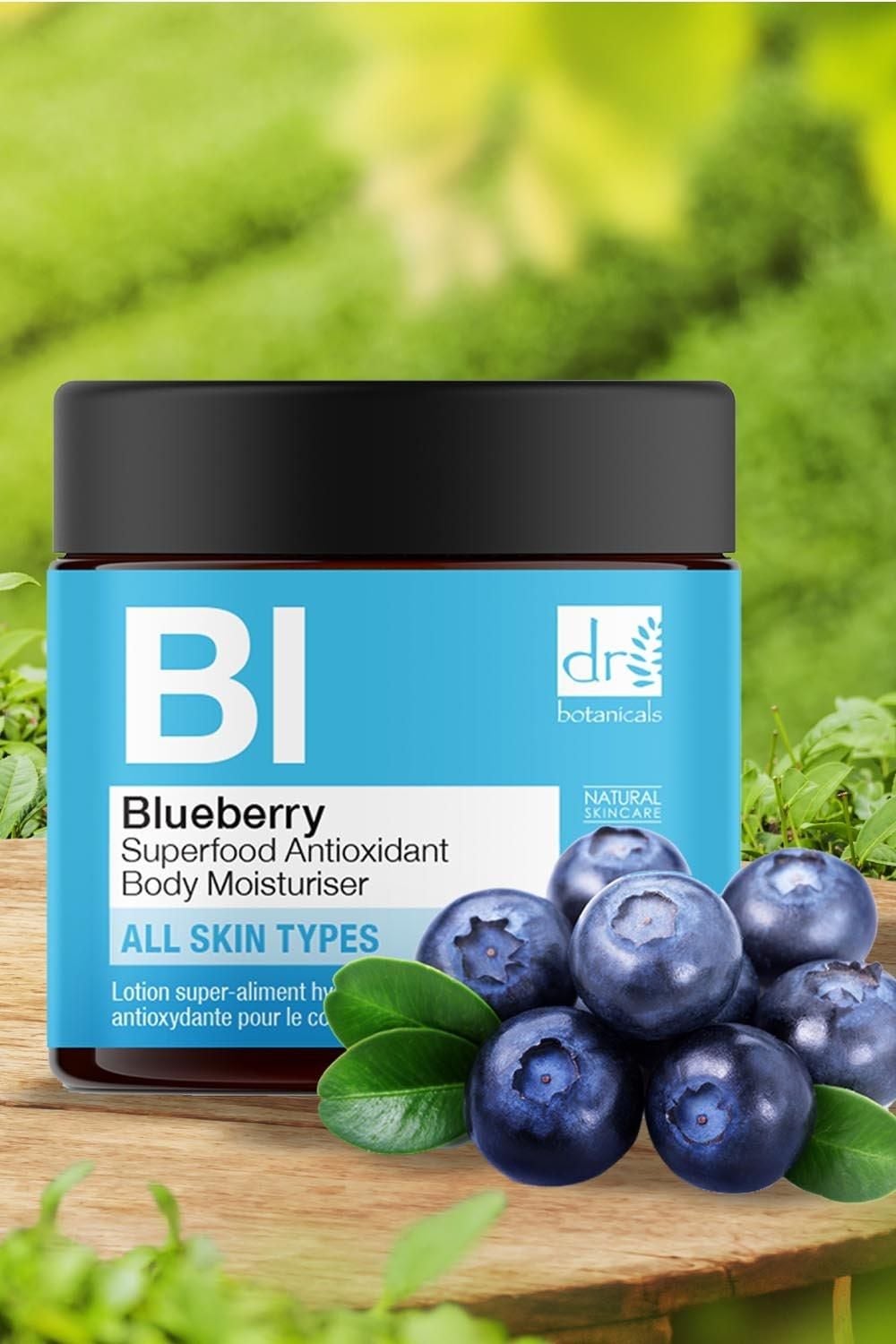 Dr. Botanicals Blueberry Superfood Antioxidant Body Moisturiser 60ml image 5