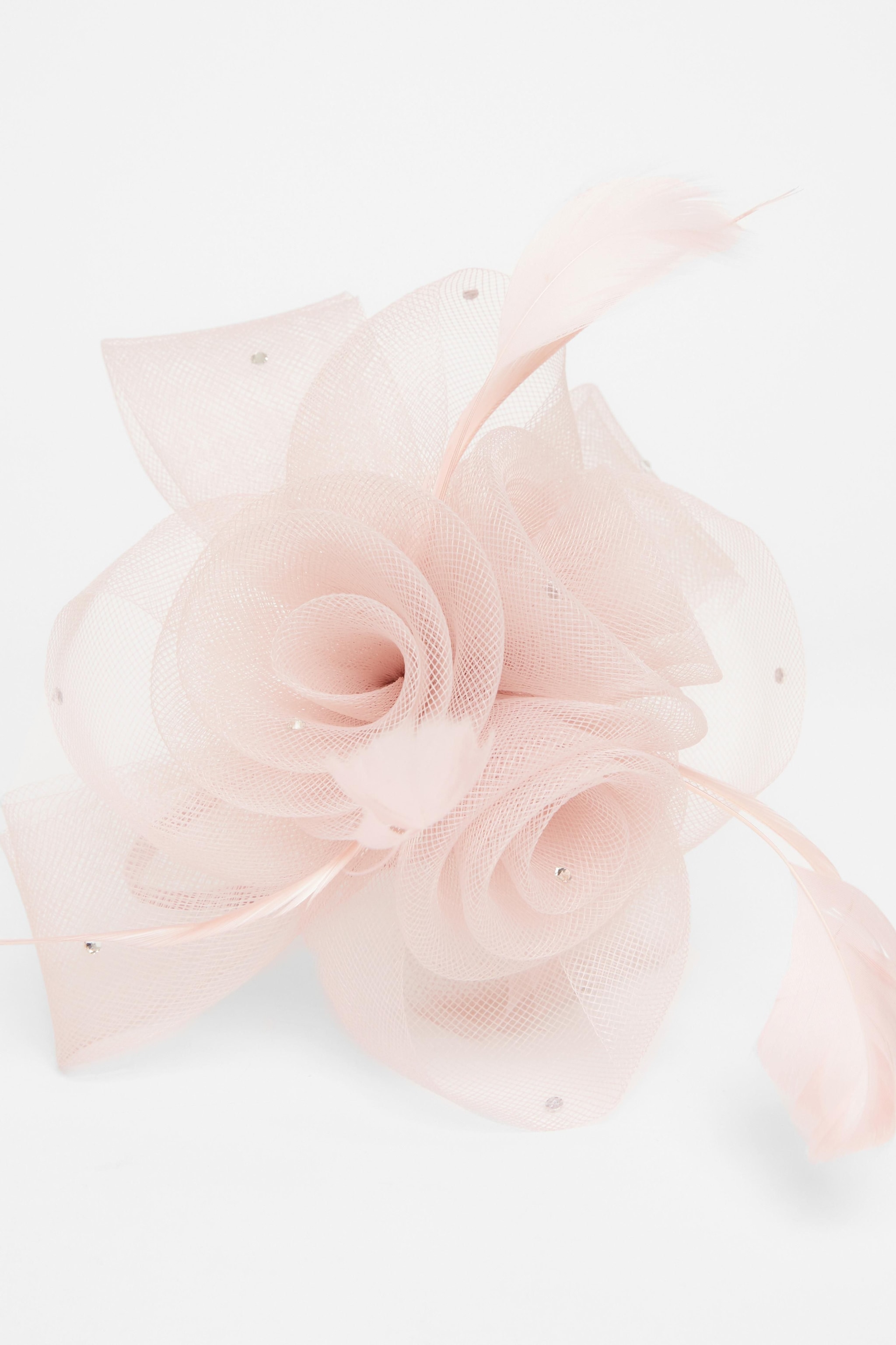 Quiz Pale Pink Flower Headband Fascinator image 3