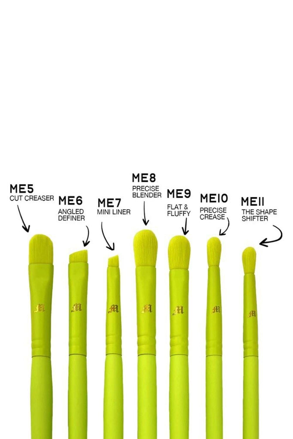 Made by Mitchell 7 Piece Eye Makeup Brush Set Multi image 3