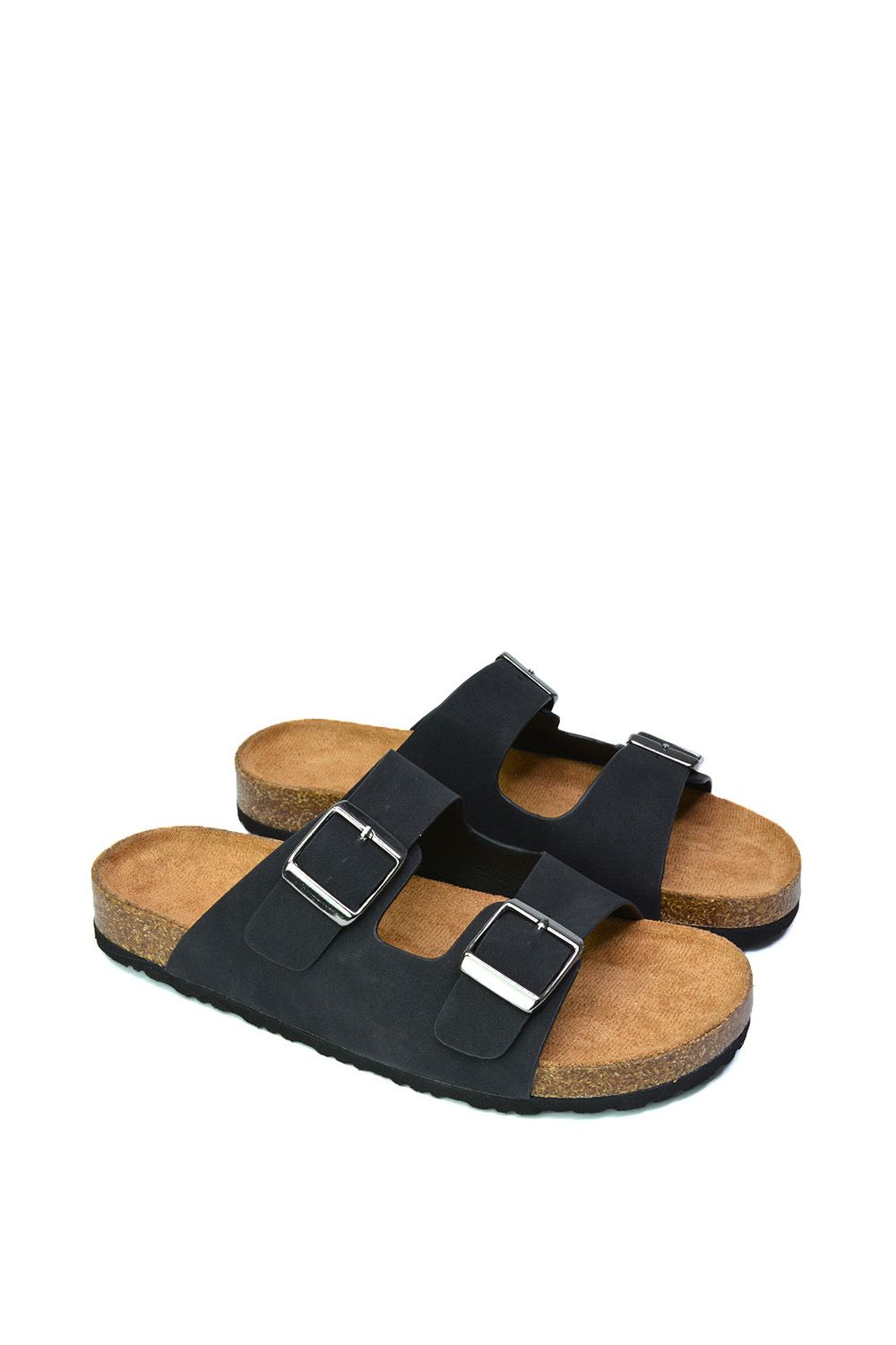 XY London 'Star' Double Strap Buckle Up Summer Slip On Flat Sandals image 3