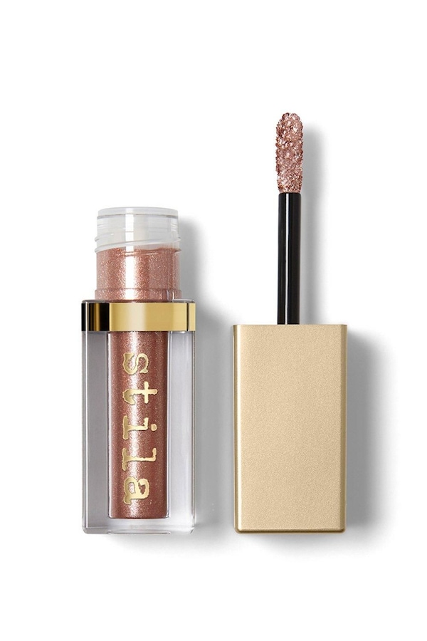 Stila Magnificent Metals Glitter & Glow Liquid Eye Shadow Rose Gold Reto