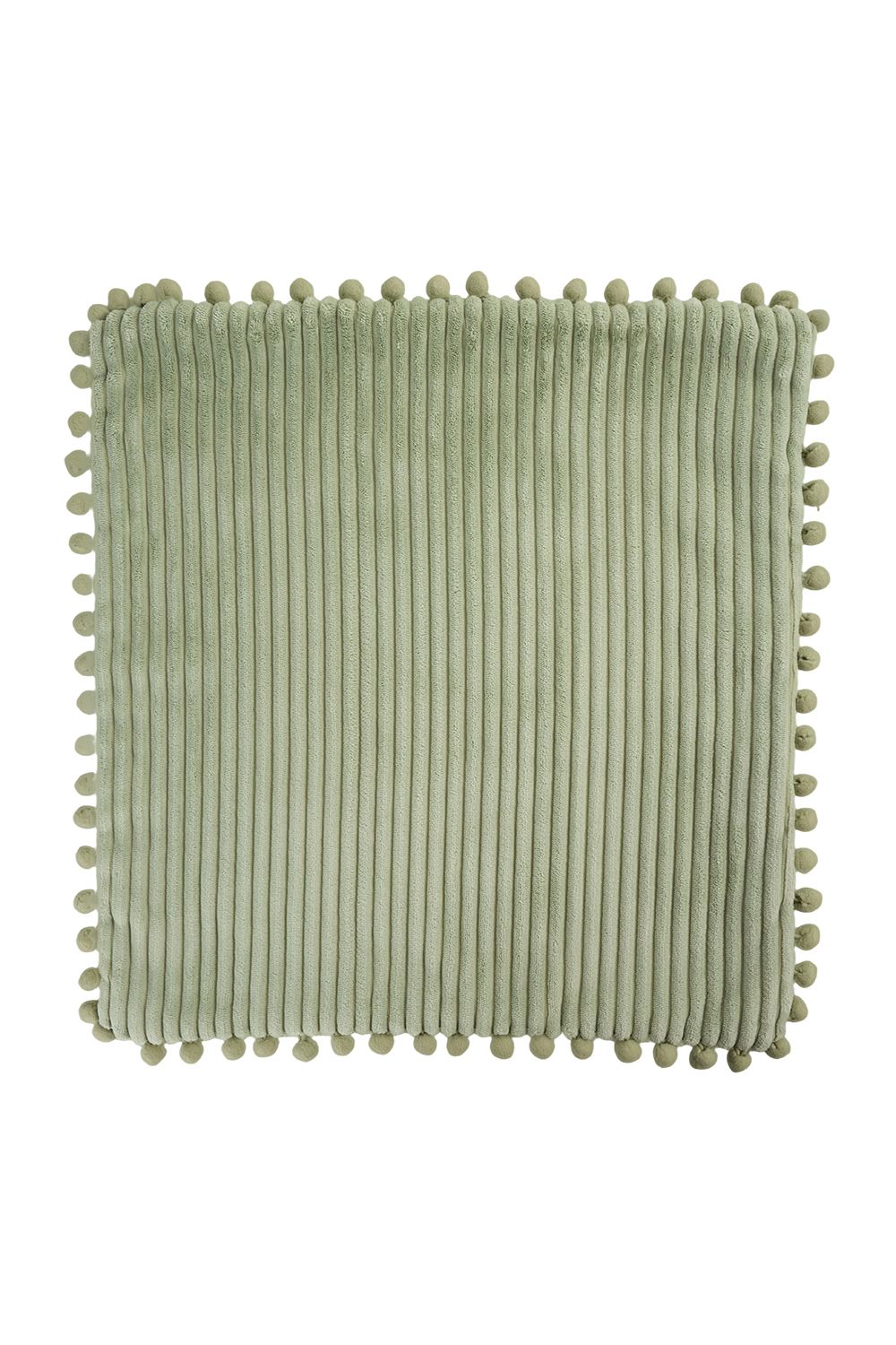 Living and Home Polyester Cushion Cover with Pom-Pom Trim image 9