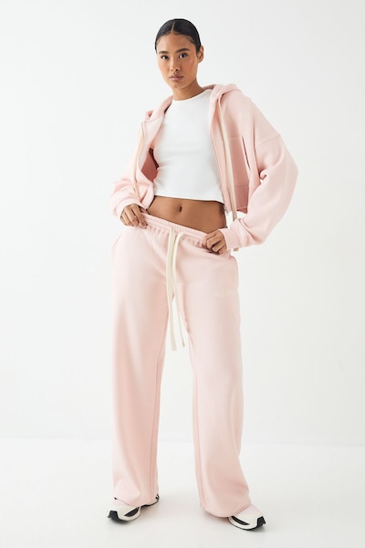 DSGN Studio DSGN Studio Contrast Drawcord Straight Leg Jogger Light Pink