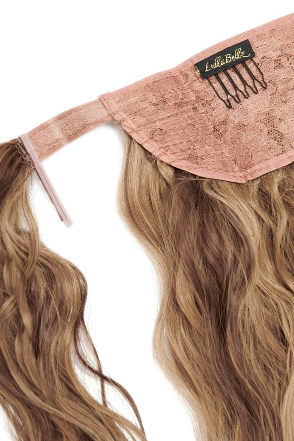 Lullabellz Grande 26" Textured Wave Wraparound Pony Mellow Brown image 2