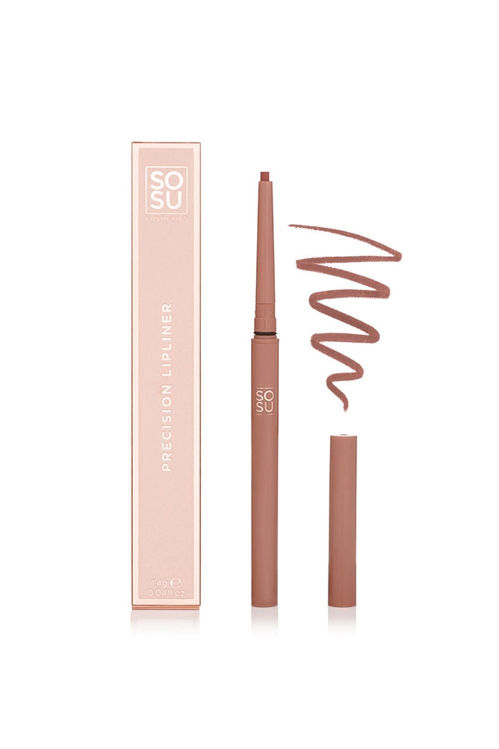 SOSU Cosmetics Longwear Lip Liner Hazelnut image 1