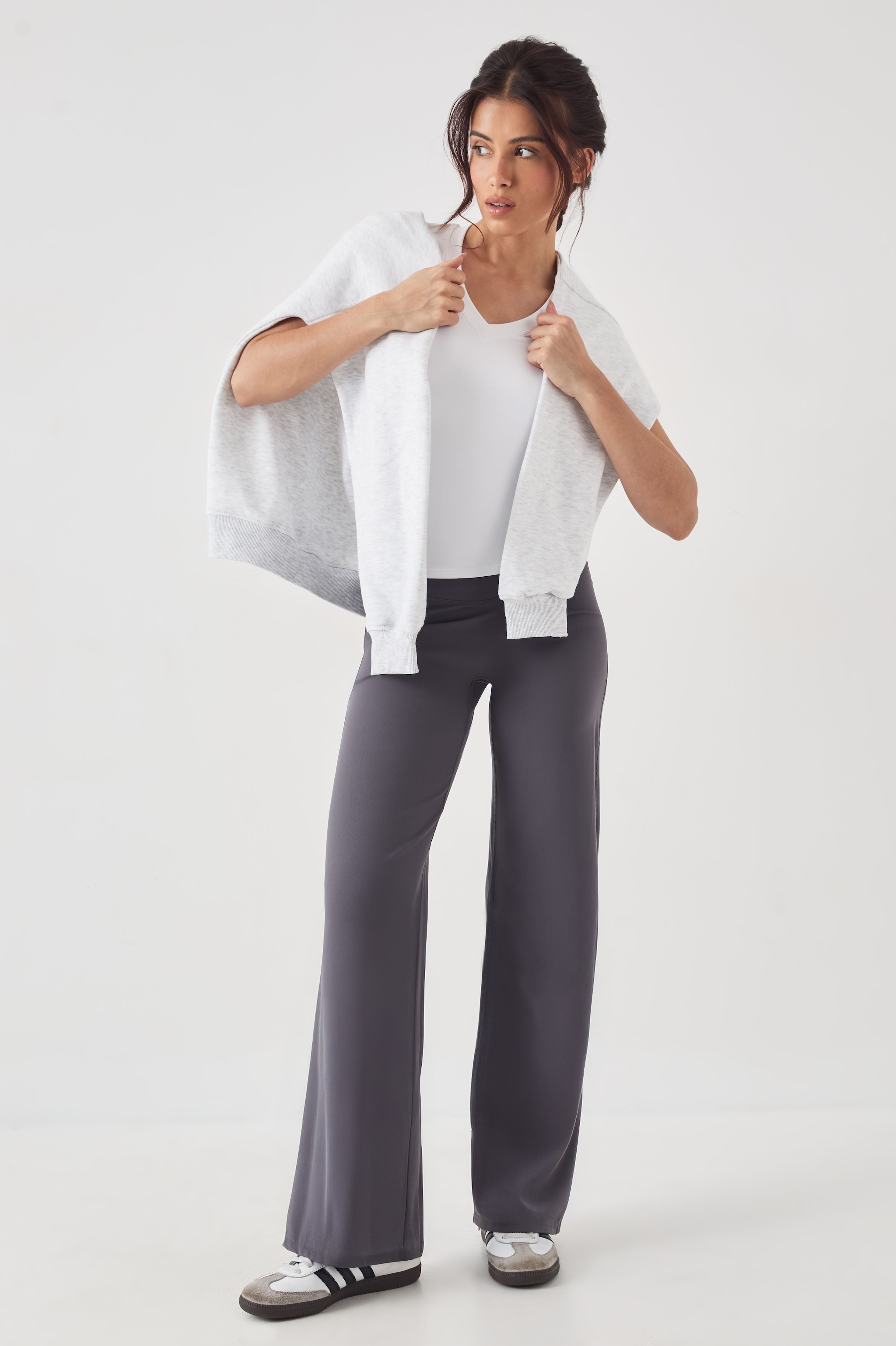 DSGN Studio DSGN Studio Sculpt Straight Leg Trouser Charcoal