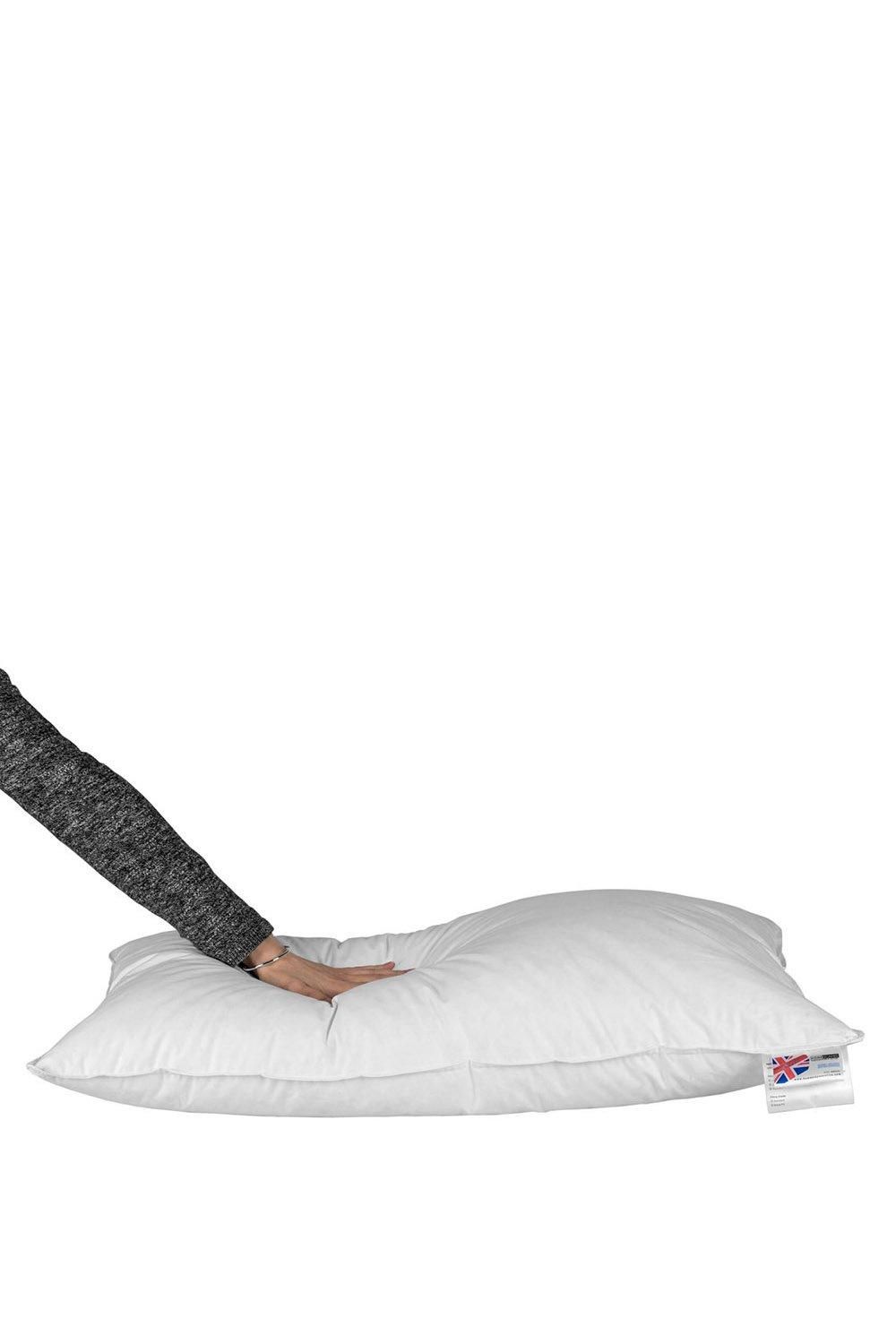 Homescapes Duck Feather & Down Euro Continental Pillow - 40cm x 80cm (16"x32") image 3