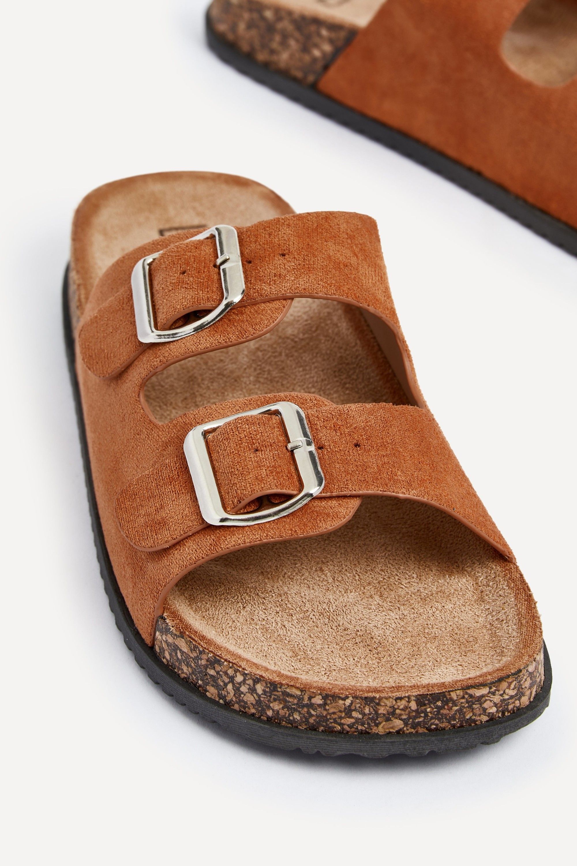 Linzi Echo Tan Double Buckle Sandals image 5