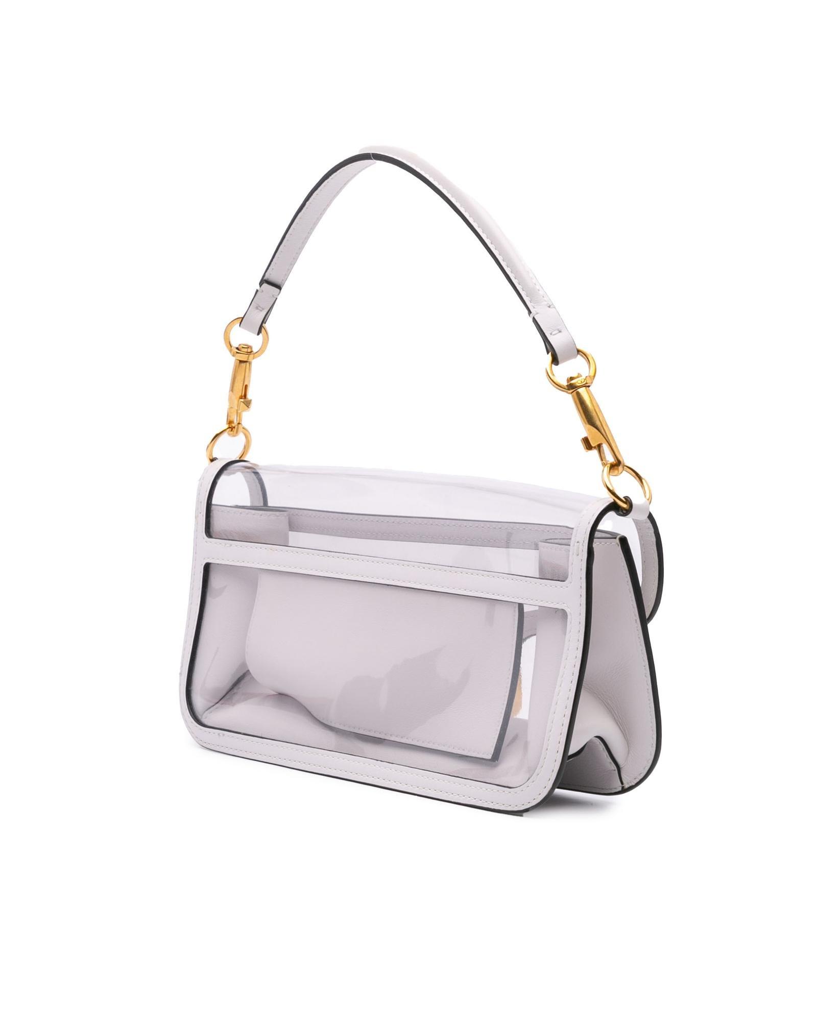 Valentino Preloved Roman Stud Shoulder Bag Wo - White Satchel image 2