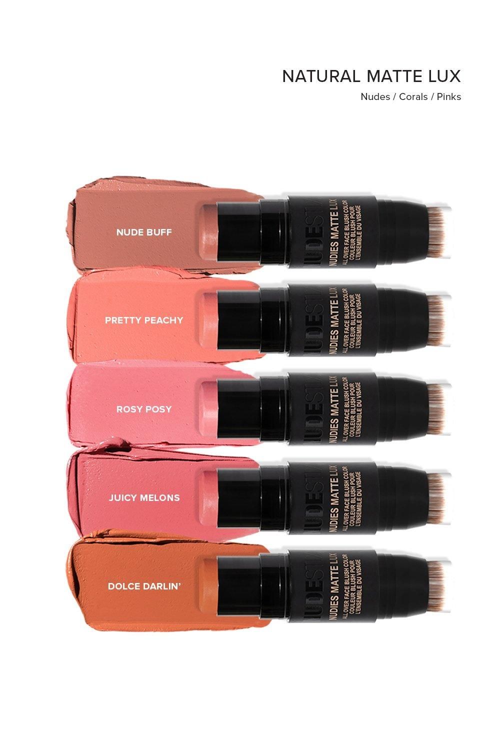 Nudestix Nudies Matte Lux - All Over Face Blush Pretty Peachy image 4