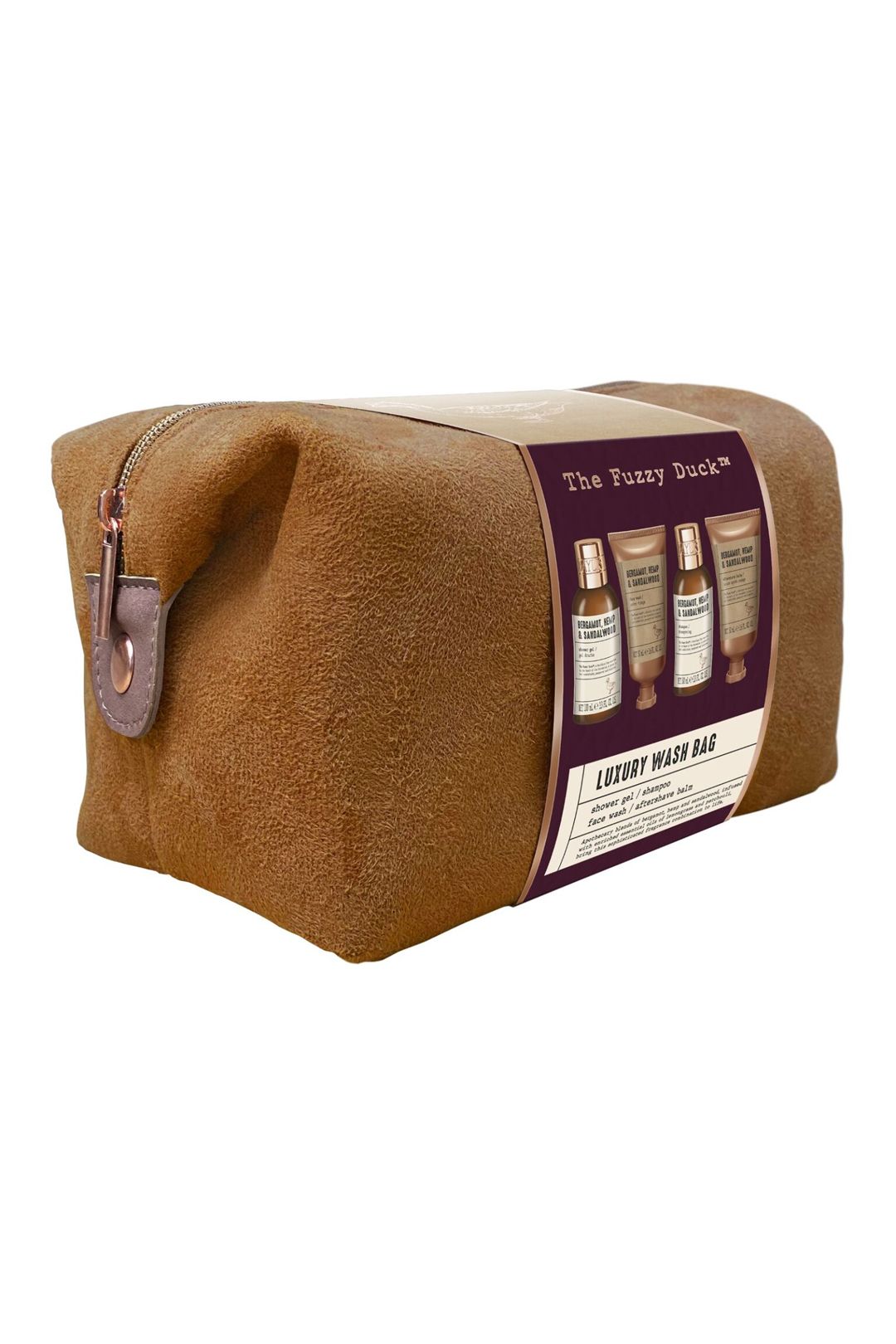 Baylis & Harding The Fuzzy Duck Bergamot, Hemp & Sandalwood Men's Luxury Wash Bag Gift Set Multi image 2