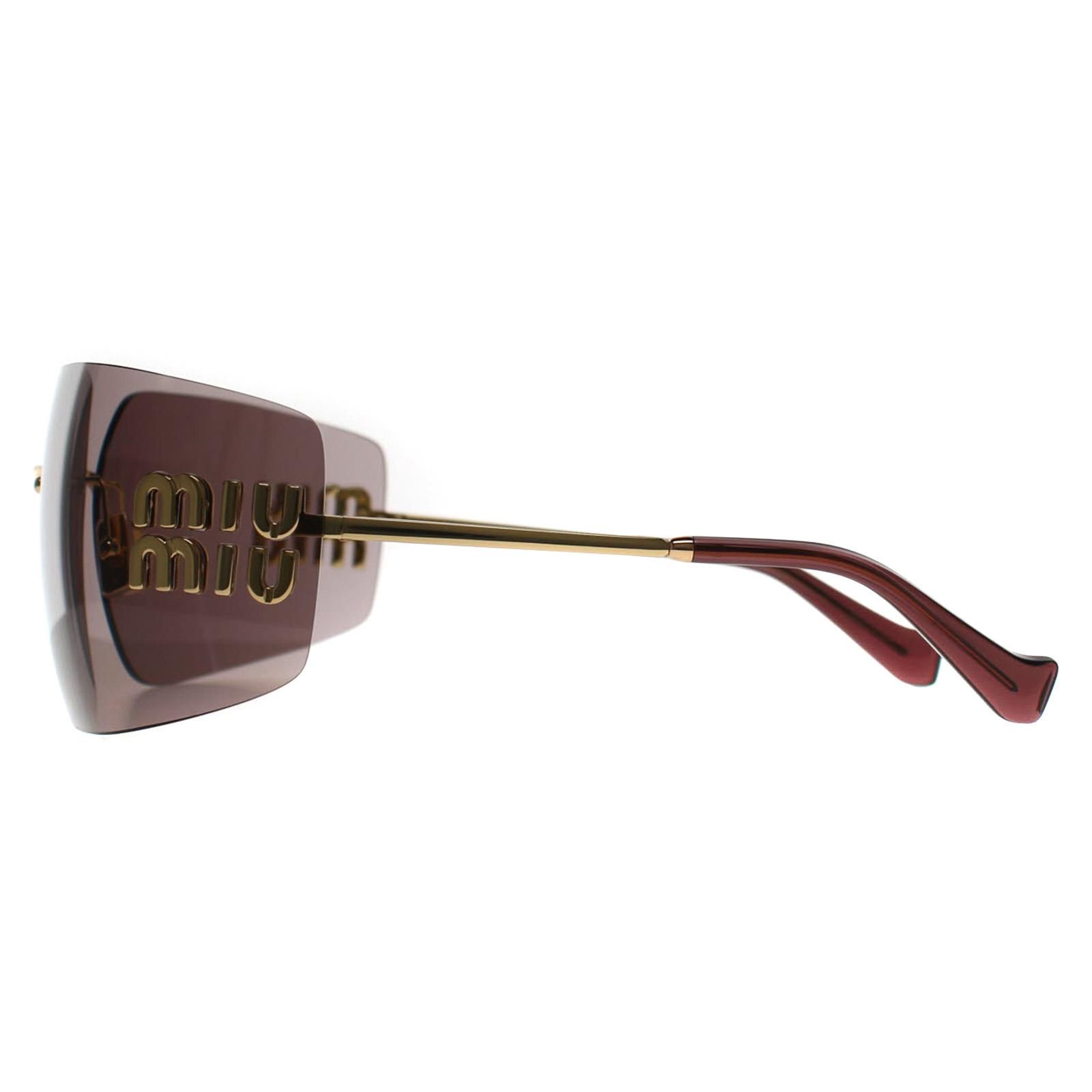 Miu Miu Rimless Gold Light Purple Brown MU54YS image 3