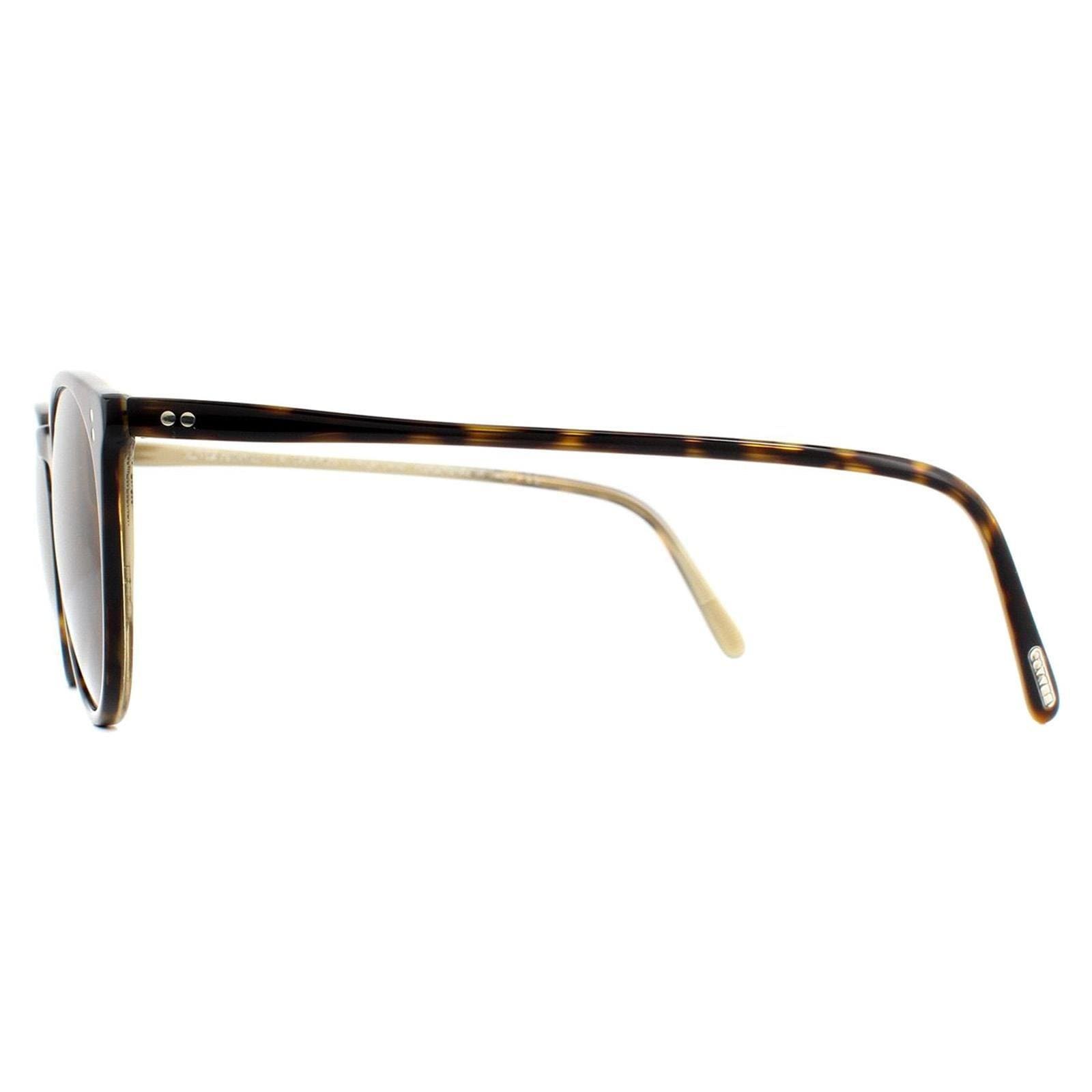 Oliver Peoples Round Horn Brown Sunglasses image 3