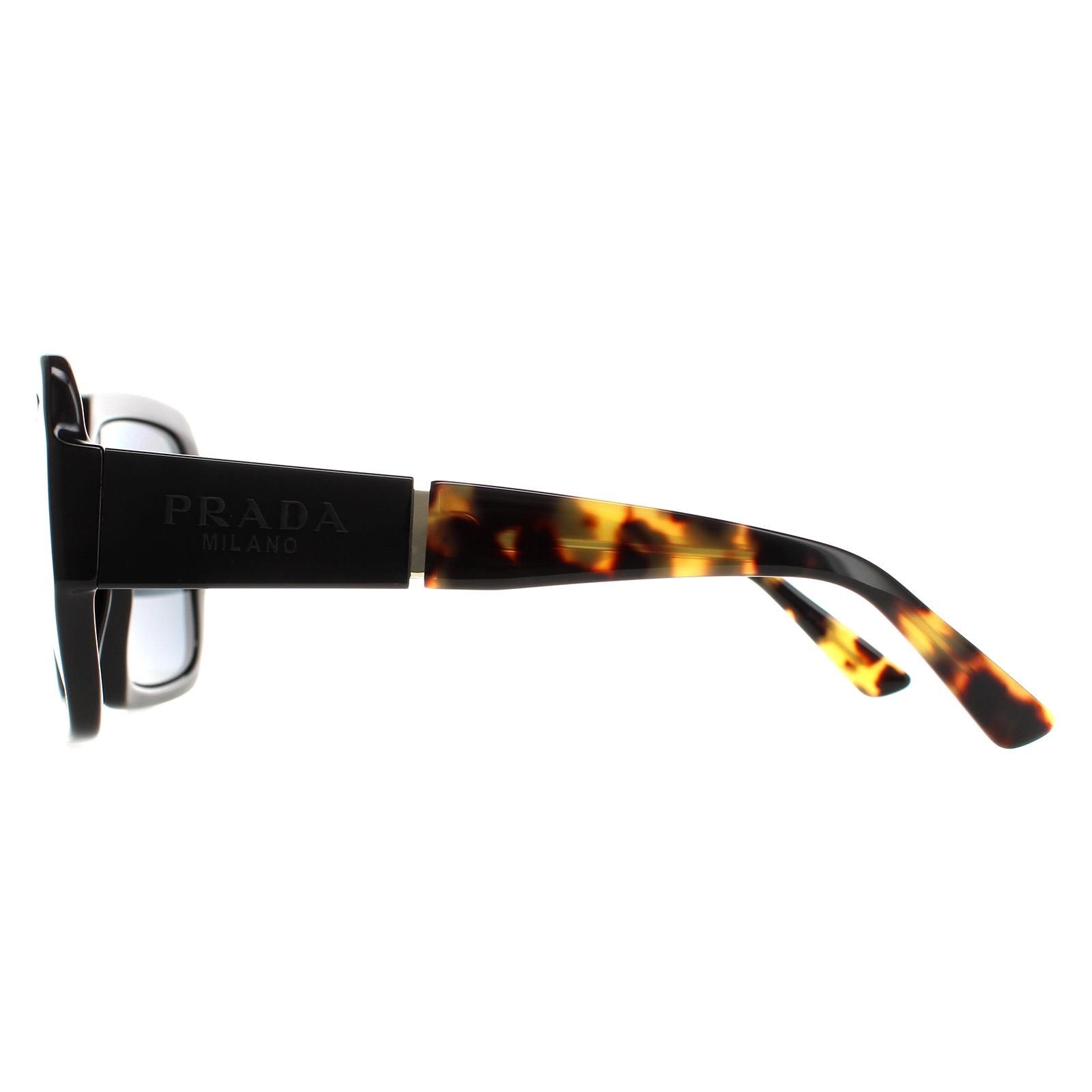 Prada Square Black Grey Polarized PR21XS Sunglasses image 3