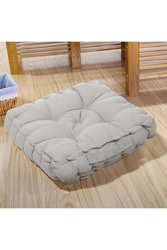 Living and Home Garden Armchair Cotton-Linen Cushion Chair Pad with Handle image 2