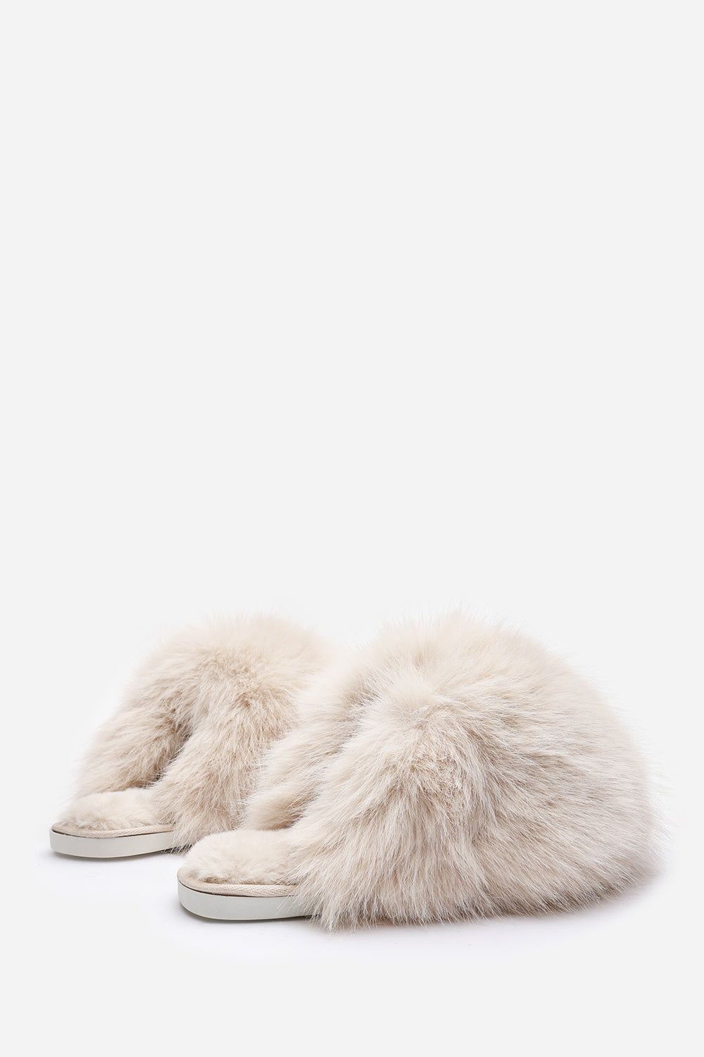 Where's That From 'Keira' Ultimate Fluffy Faux Fur Mule Slippers image 4