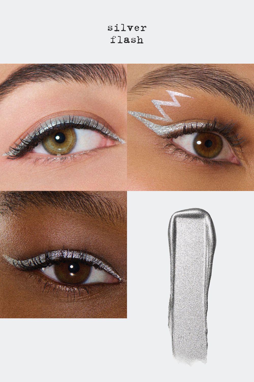 Stila Stay All Day Inkwear Liquid Eyeliner 1.7ml Silver Flash image 4