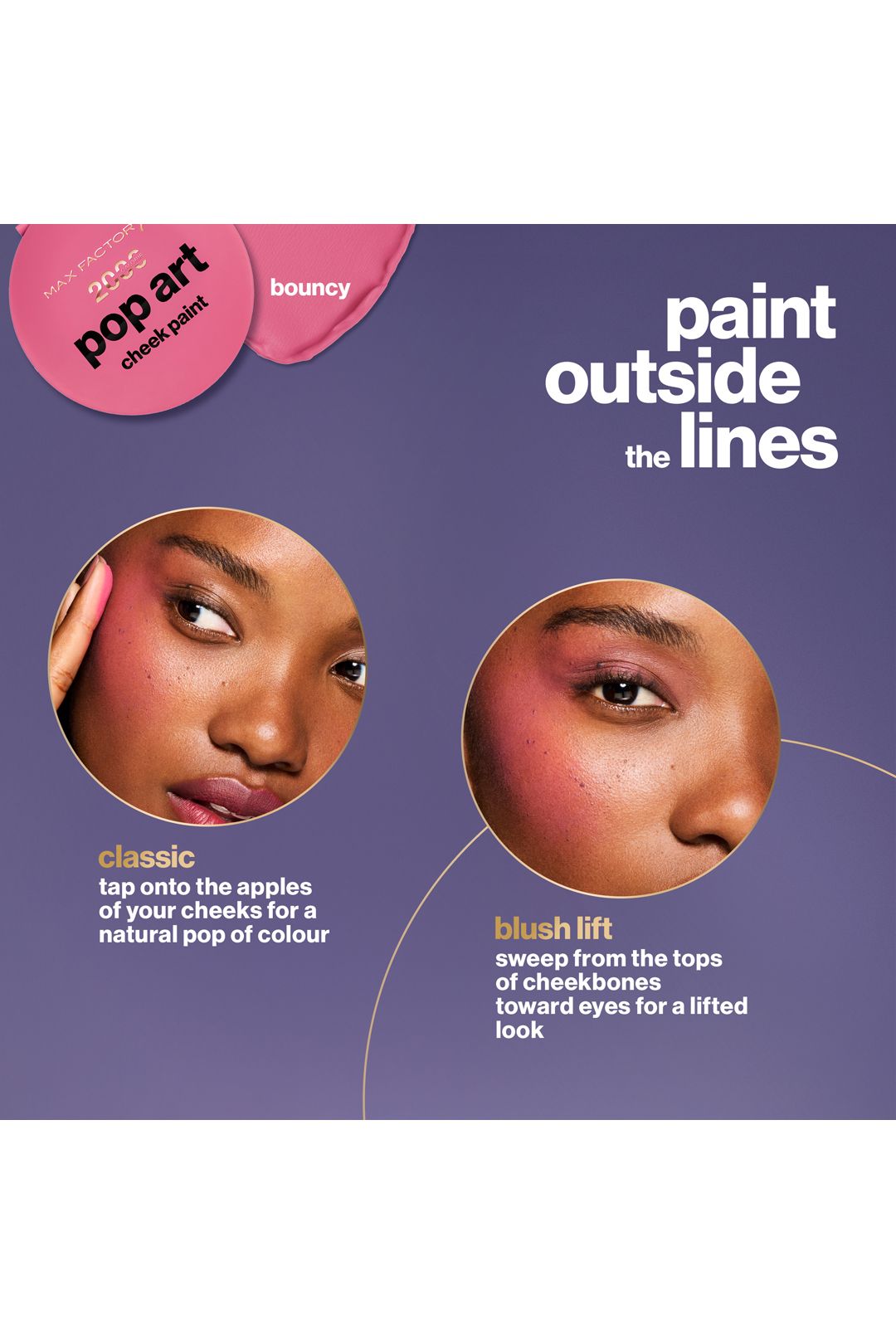 Max Factor 2000 Calorie Pop Art Cheek Paint Blusher 5g Pulse image 8