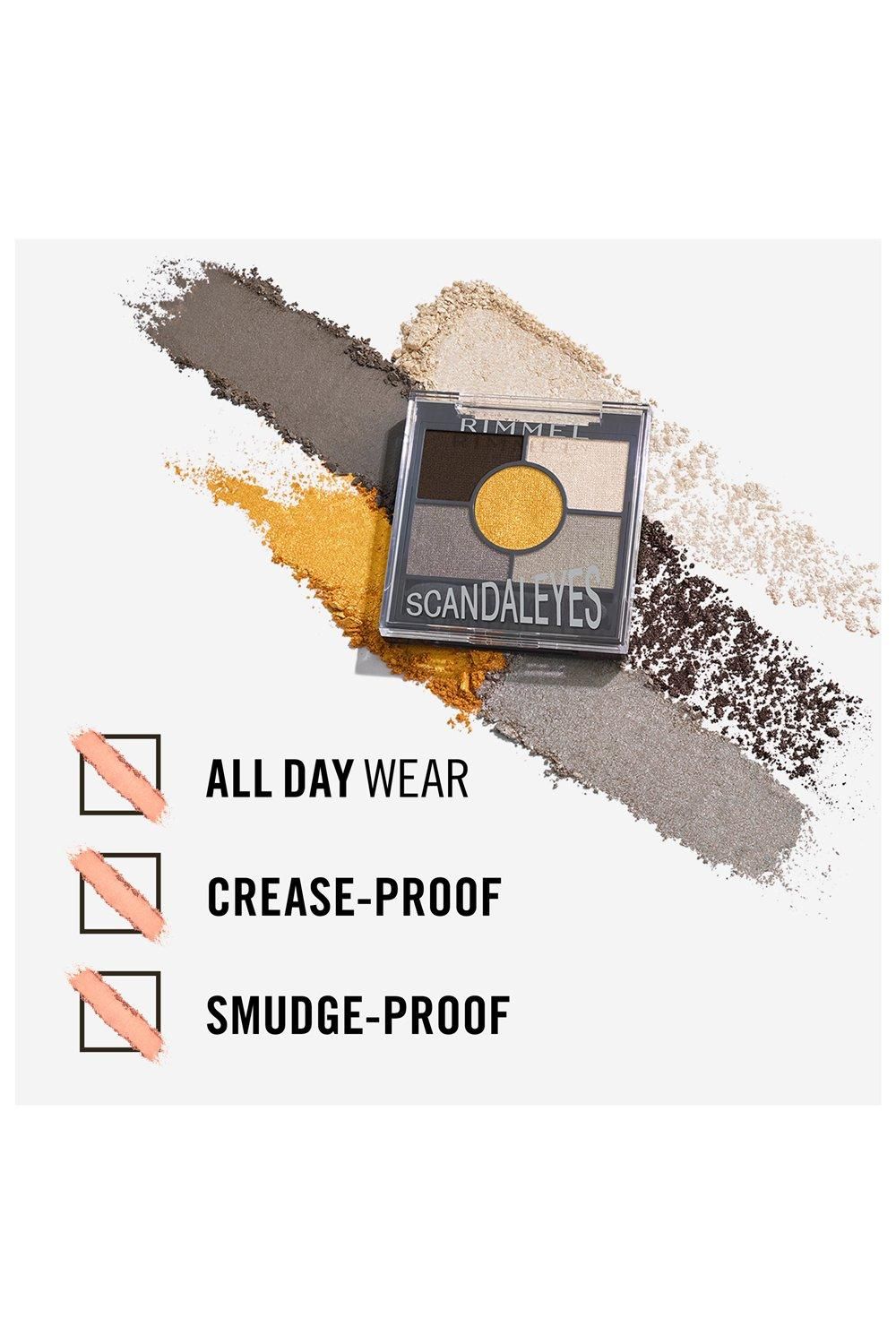 Rimmel London Scandaleyes 5 Pan Palette Eyeshadow - Rose Quartz Multi image 4