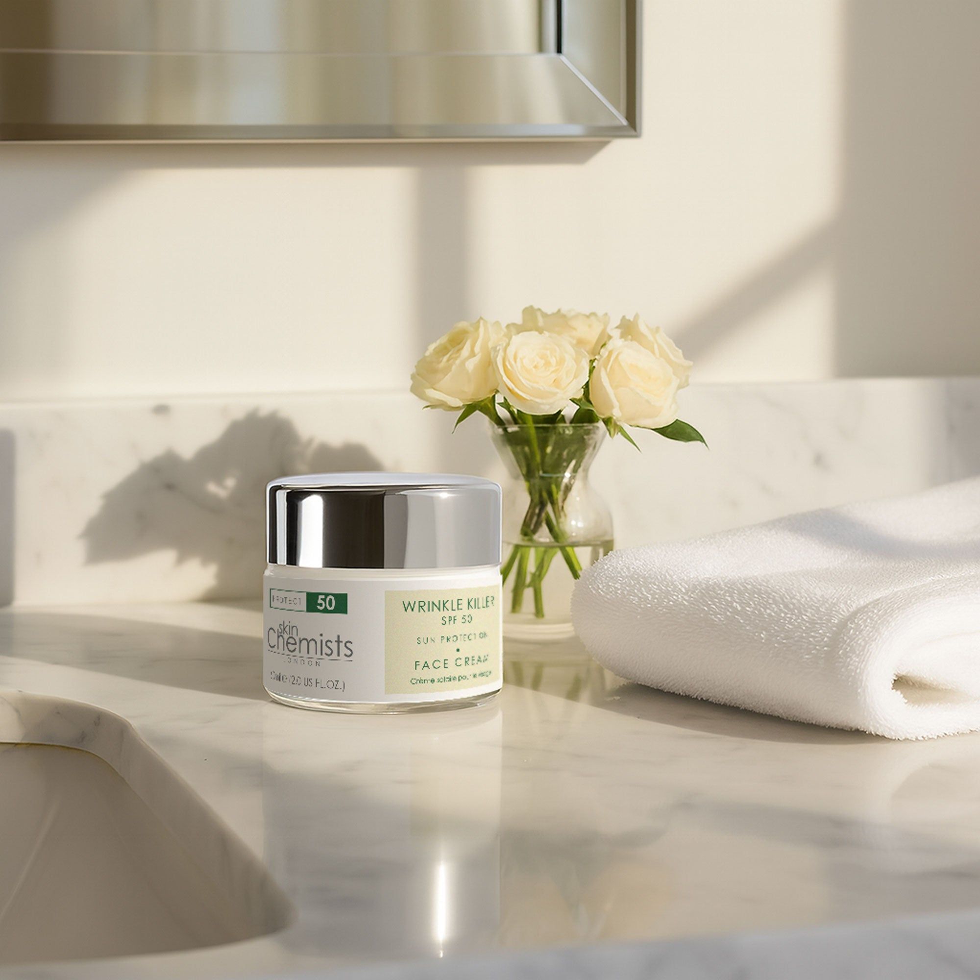 skinChemists professional Wrinkle Killer Sun Protection Day Moisturiser SPF 50 60ml image 4