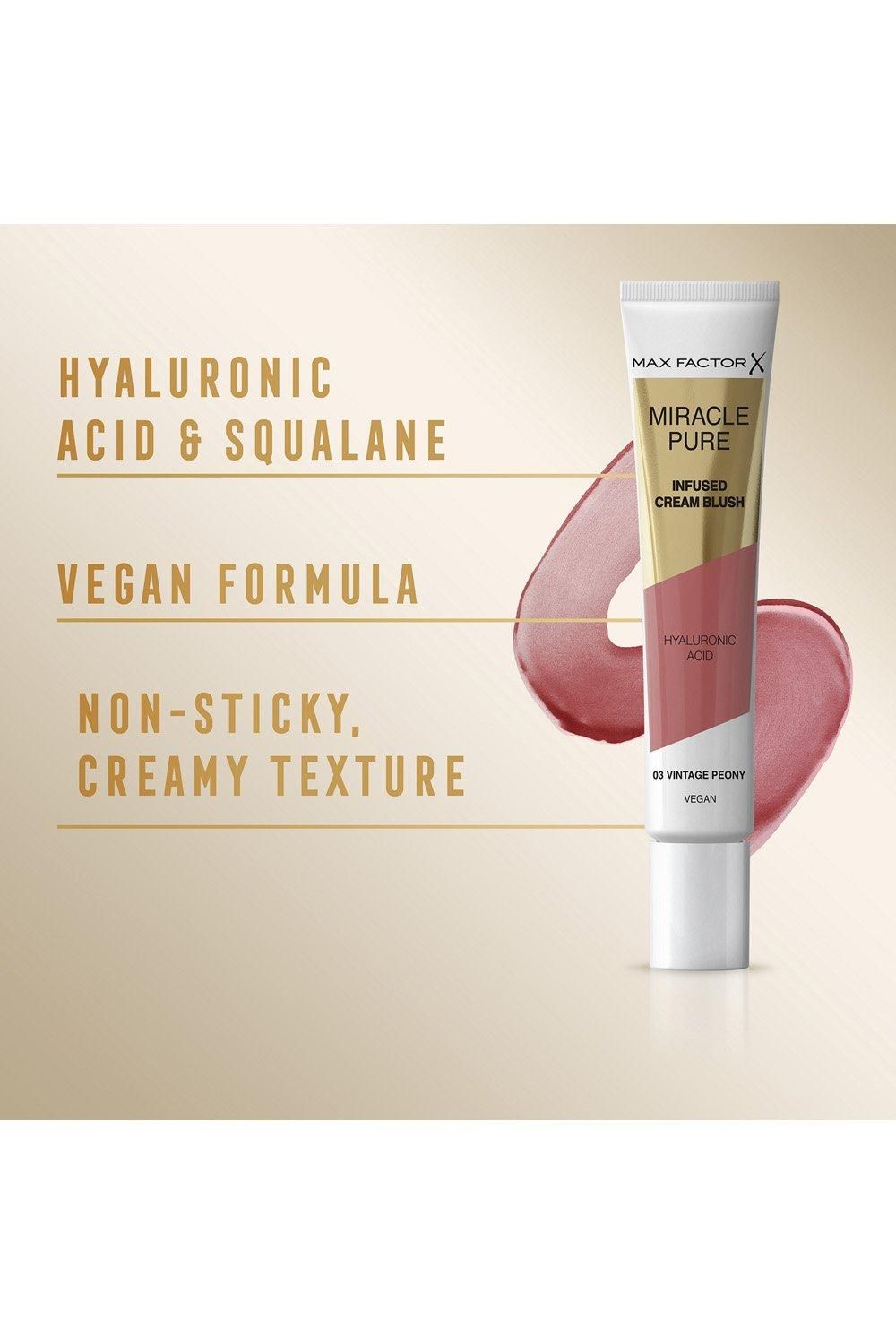 Max Factor Miracle Pure Infused Cream Blush Vintage Peony image 4