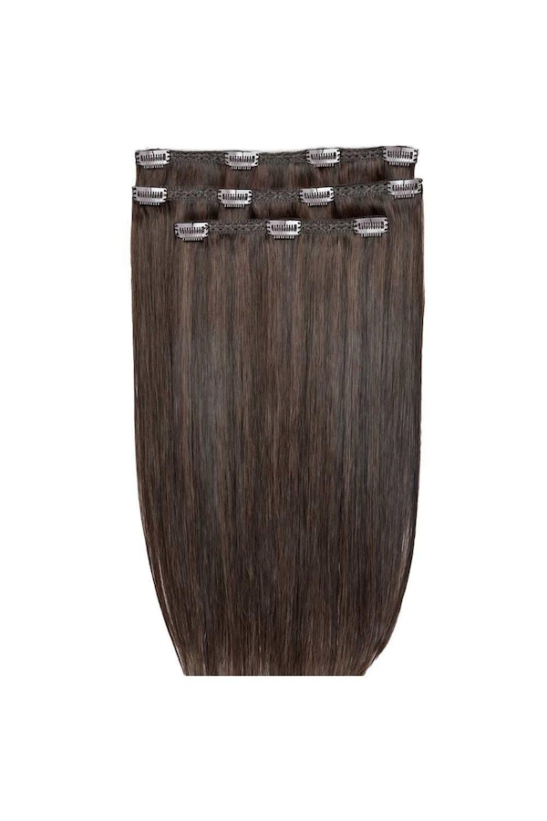 Beauty Works 18'' Deluxe Clip-In Extensions Dark Chocolate