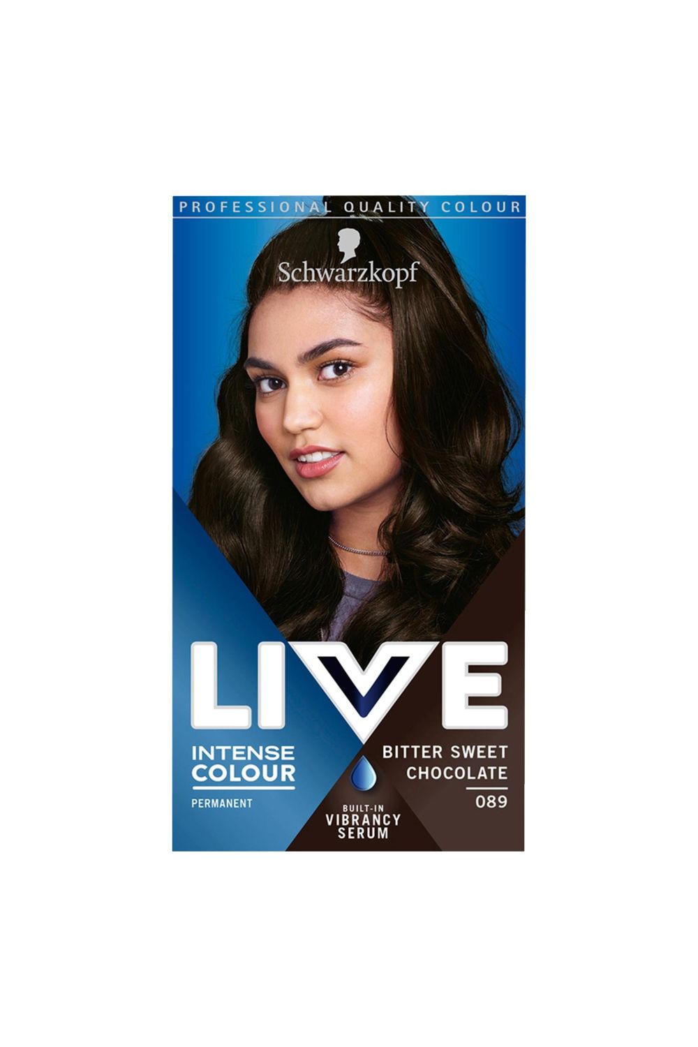 Schwarzkopf Live Intense Colour 'Hair Dye' 089 Bitter Sweet Chocolate image 1