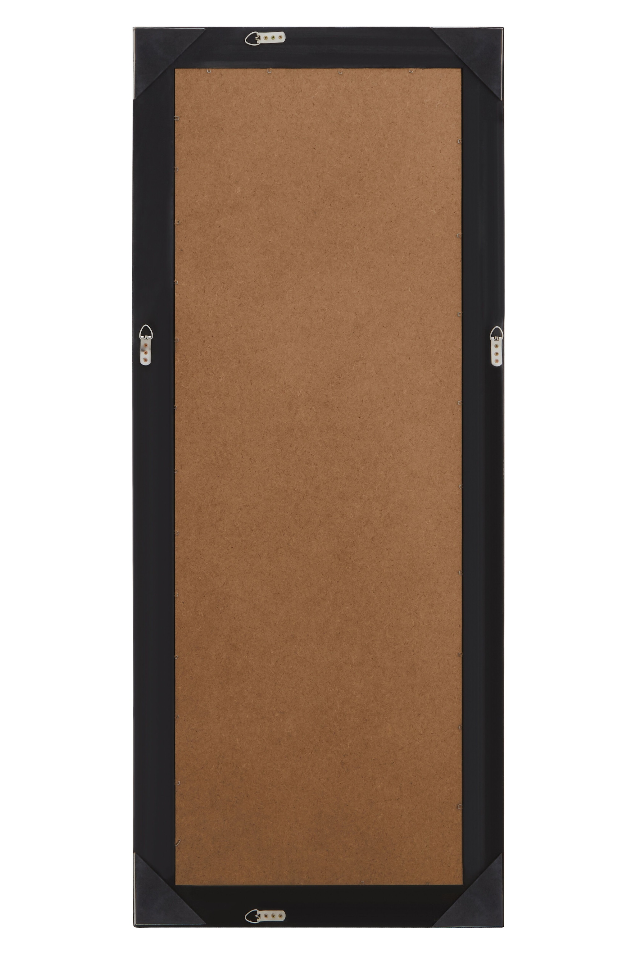 Orsina Champagne Rectangle Wall Mirror, Wooden Frame Mirror With Sleek Finish, Small Mirror For Dressing Area image 3