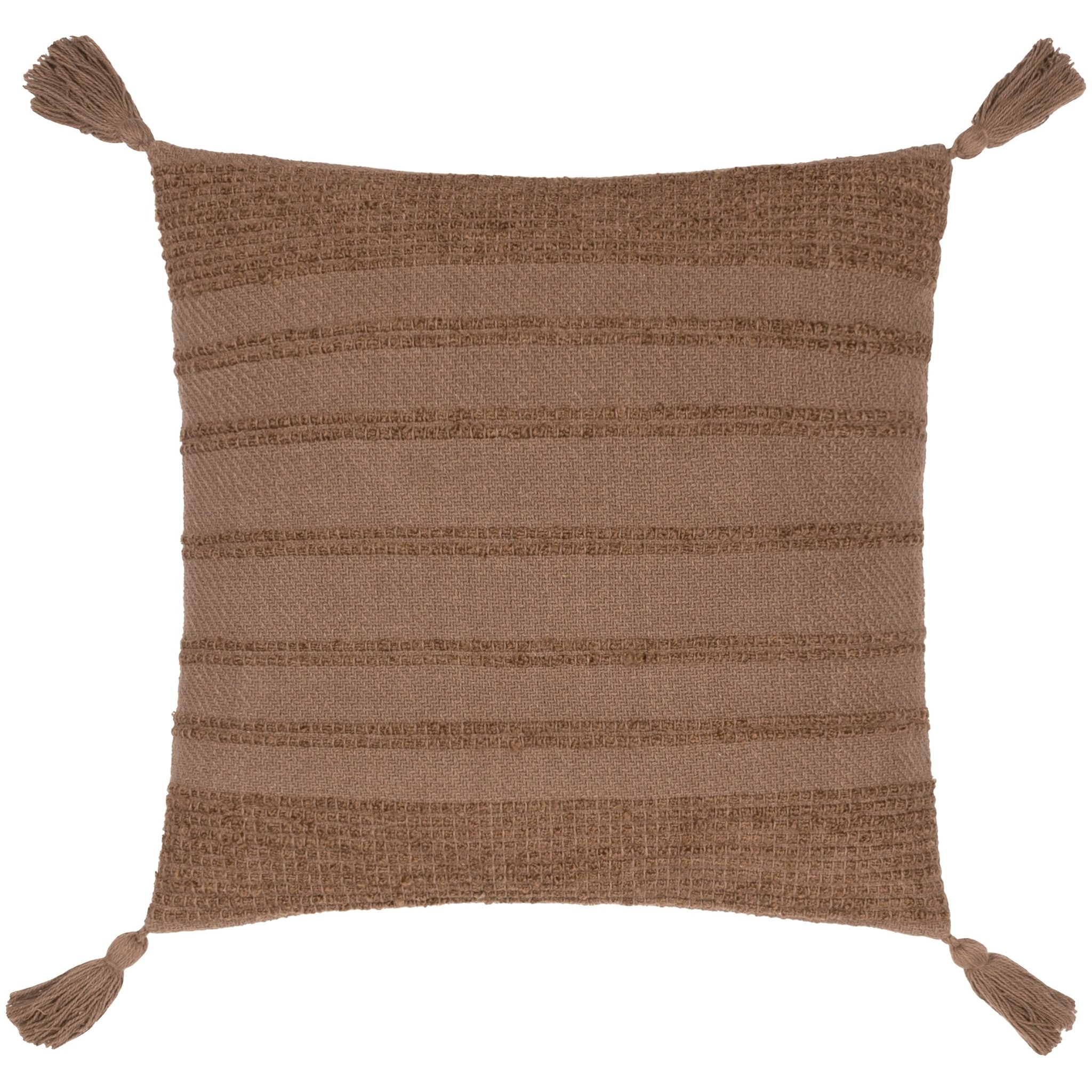 Yard Larch Woven Tasselled Cushion