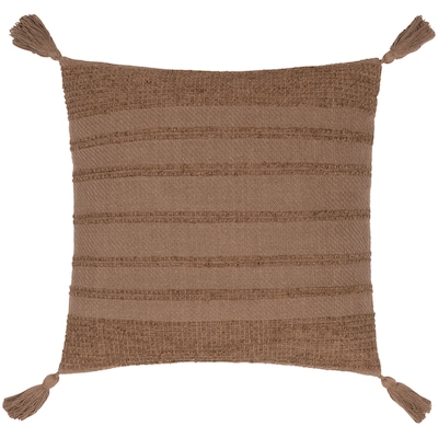 Yard Larch Woven Tasselled Cushion