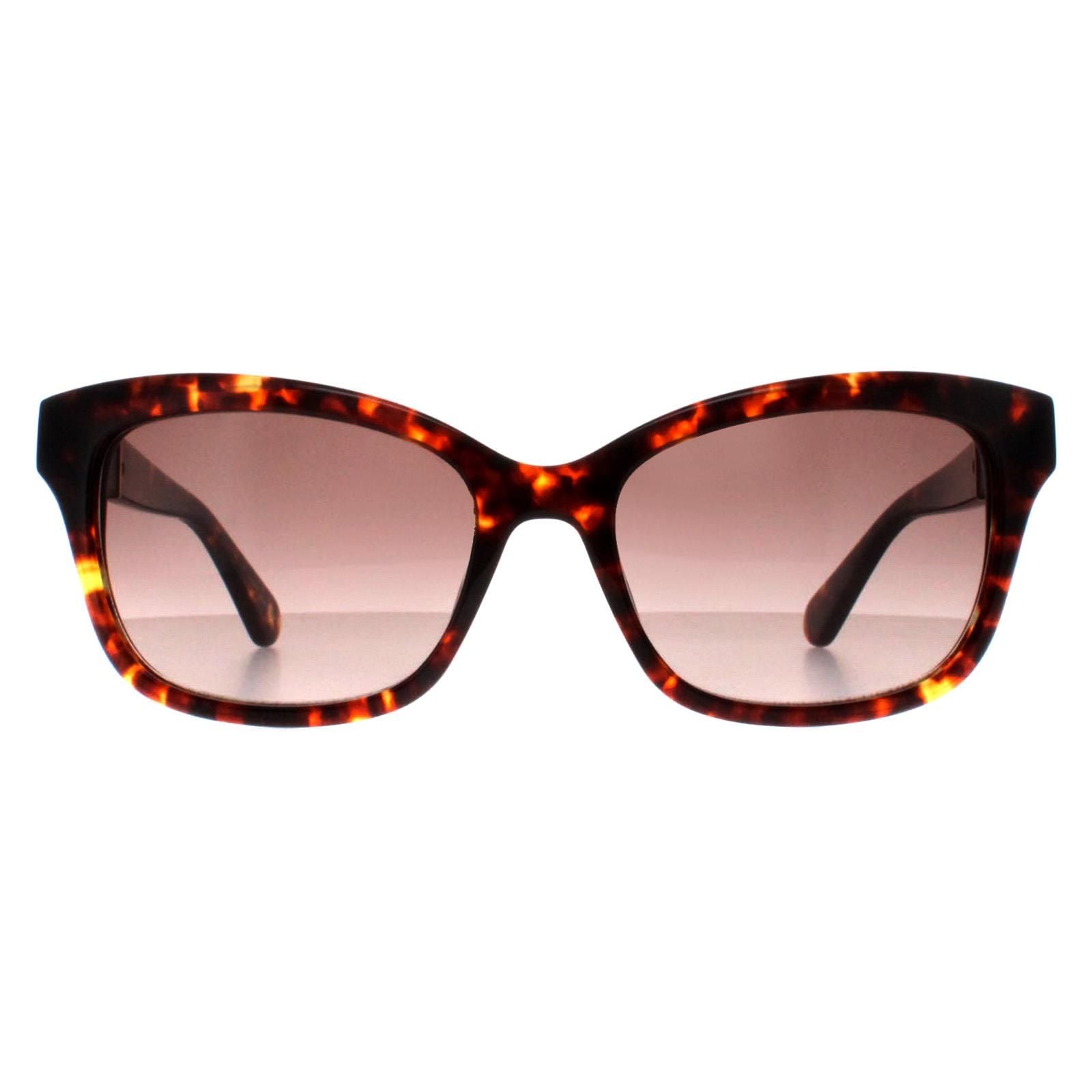 Kate Spade Cat Eye Dark Havana Brown Gradient Johanna 2/S image 1