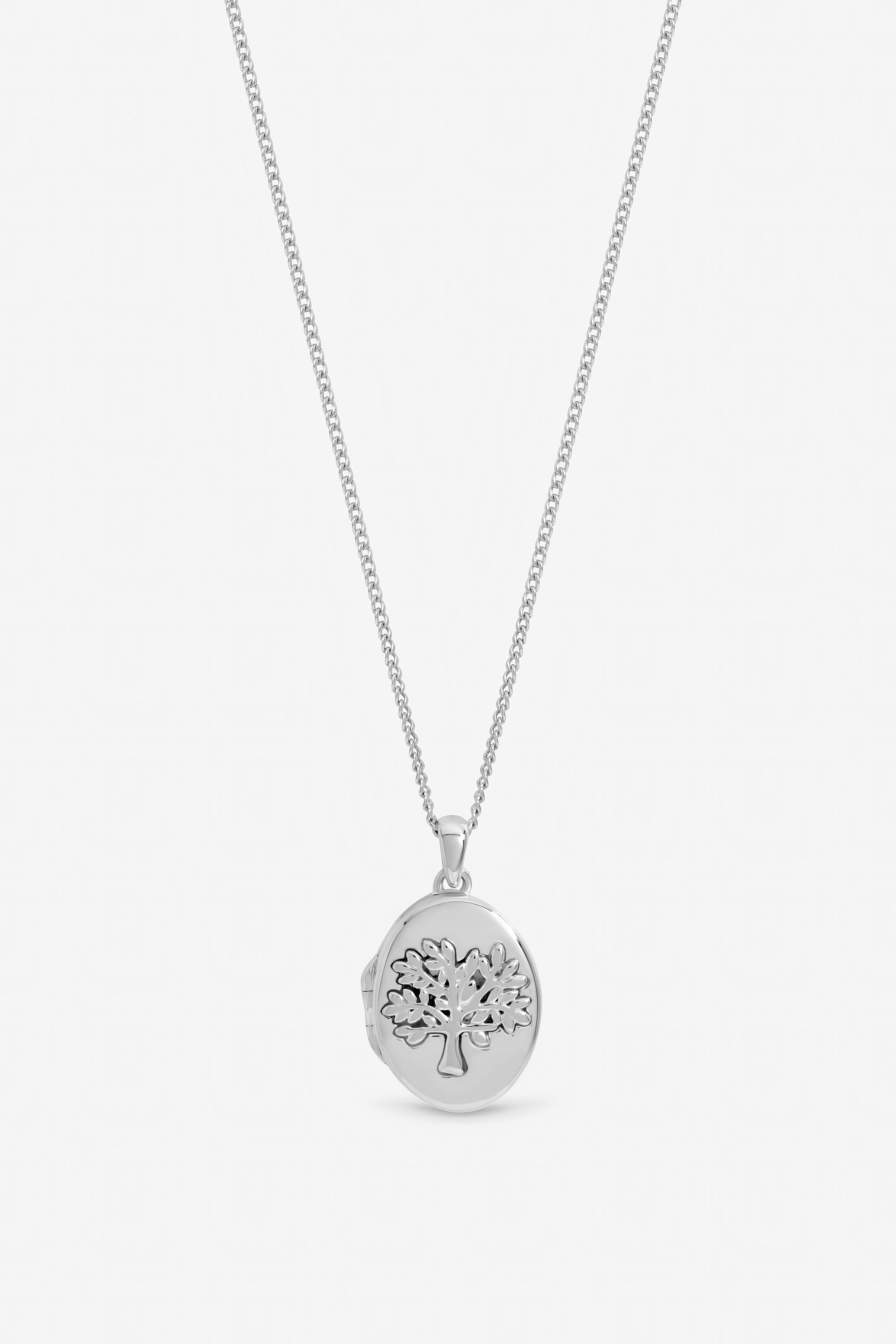 Inicio Sterling Silver Plated Tree Of Love Locket - Gift Pouch image 2