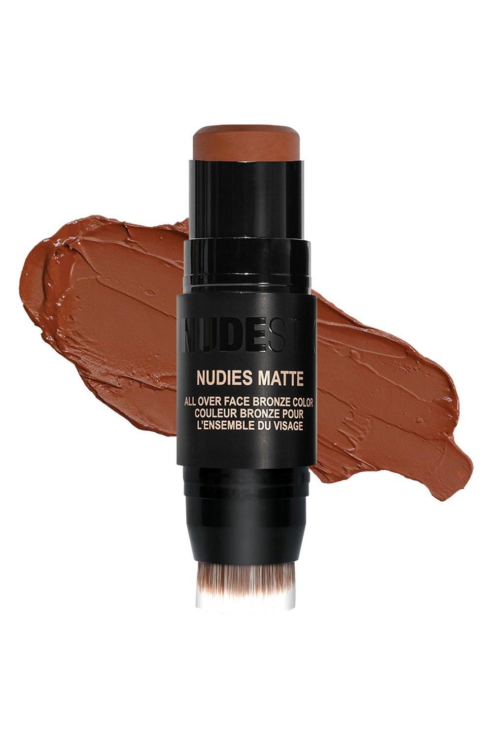 Nudestix Nudies All Over Face Matte Bronze Deep Maple Eh image 1