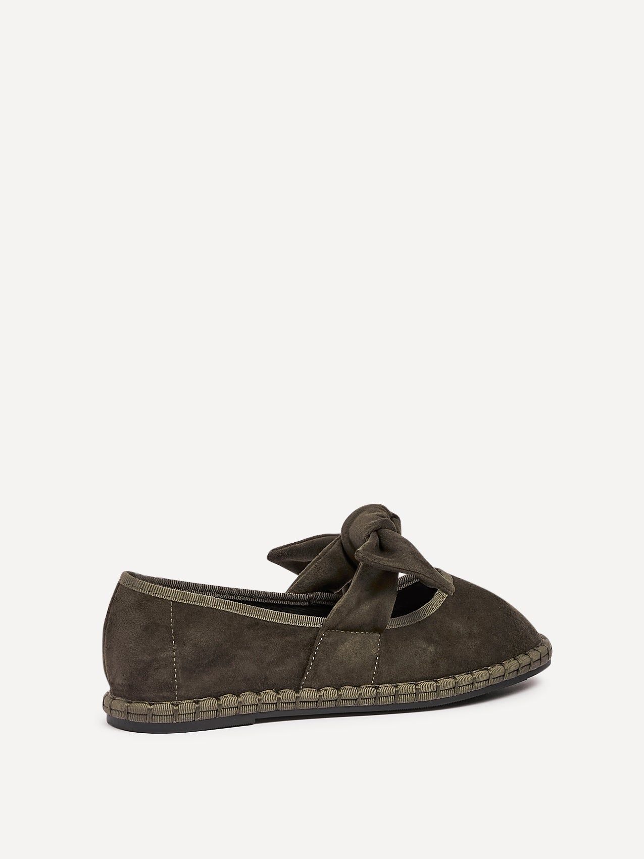 Linzi Pout Khaki Faux Suede Mary Jane image 5