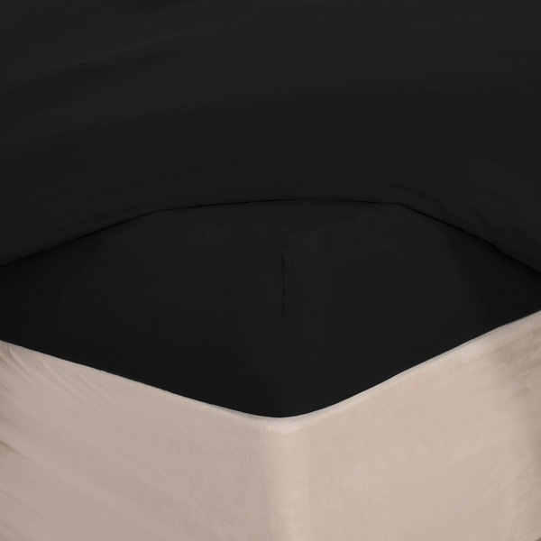 OHS Plain Dyed Non-Iron Fitted Bed Sheet