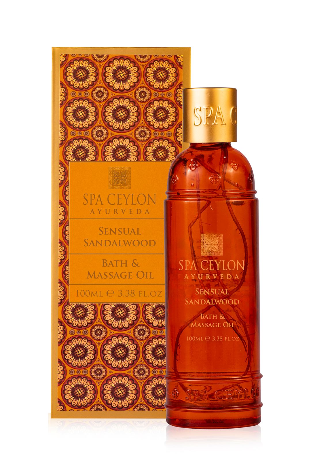 Spa Ceylon Sensual Sandalwood Bath & Massage Oil 100ml image 1