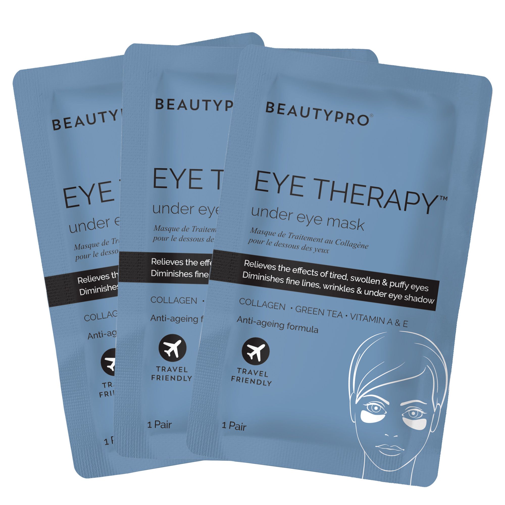 BEAUTYPRO Eye Therapy Under Eye Mask - Pack Of 4 image 3