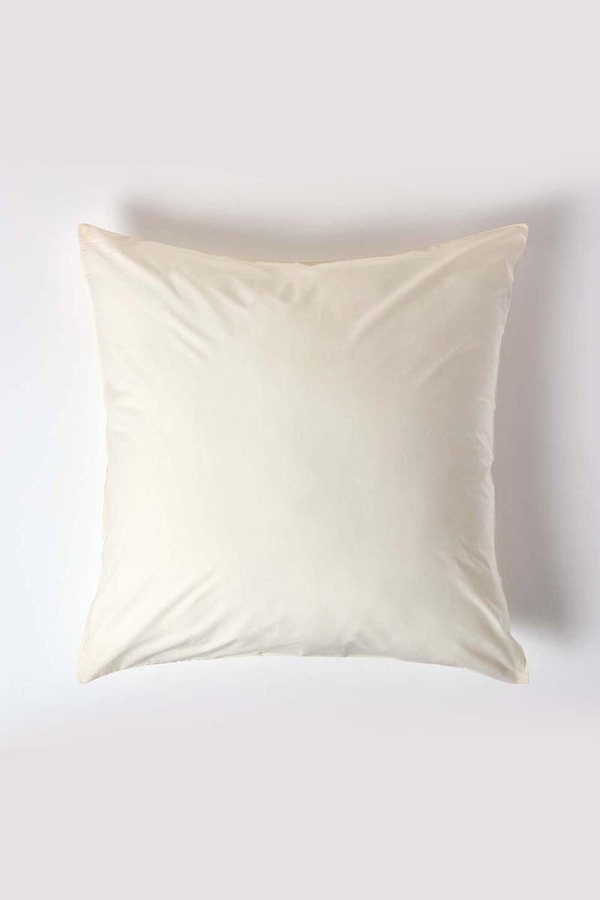 Homescapes Continental Egyptian Cotton Pillowcase 200 TC, 80 x 80 cm
