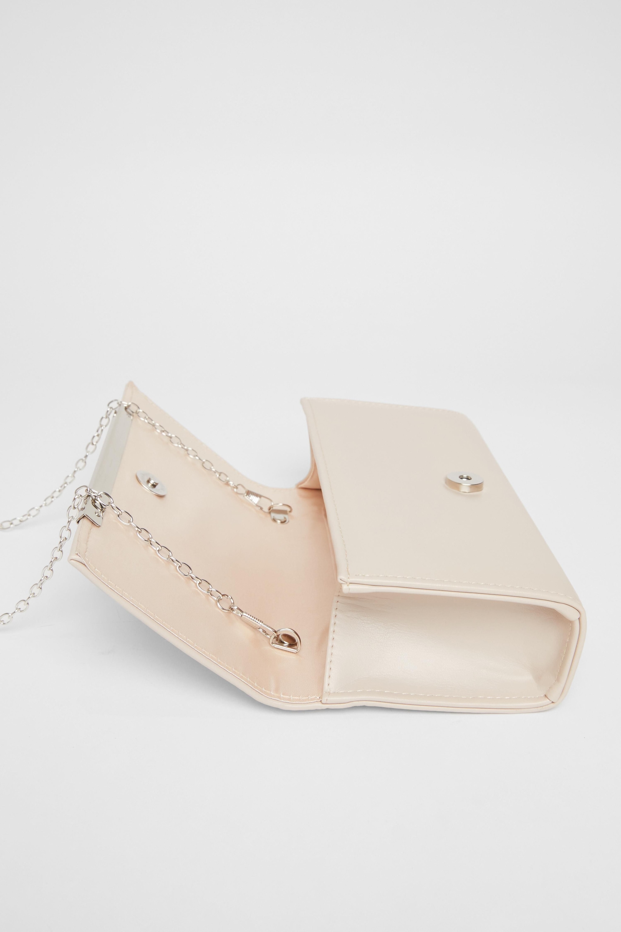 Quiz Nude Long Clutch Bag image 2