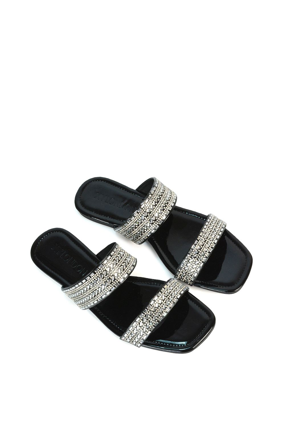 XY London 'Lucy' Slip On Flat Cork Slider Mules image 5