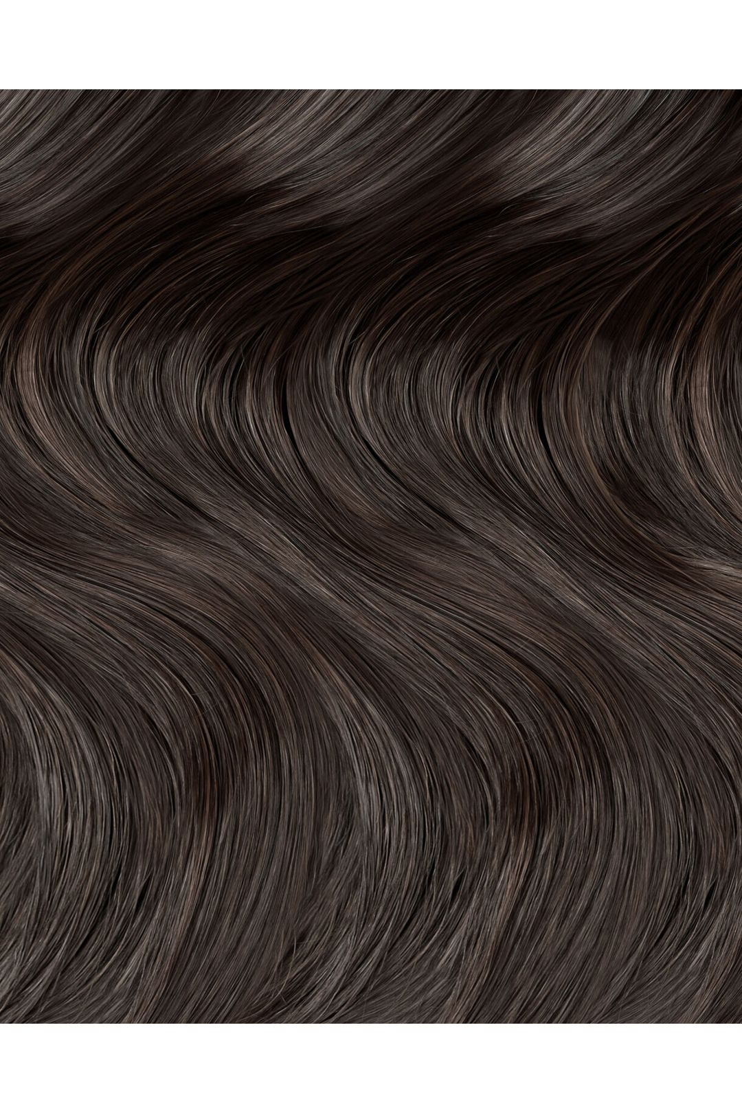 Beauty Works Beauty Works custom clip-in Fringe Topper 55g Dark Chocolate image 5