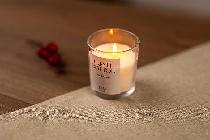 Marco Paul Cotton Scented Jar Candle Large Candles Scented image 5