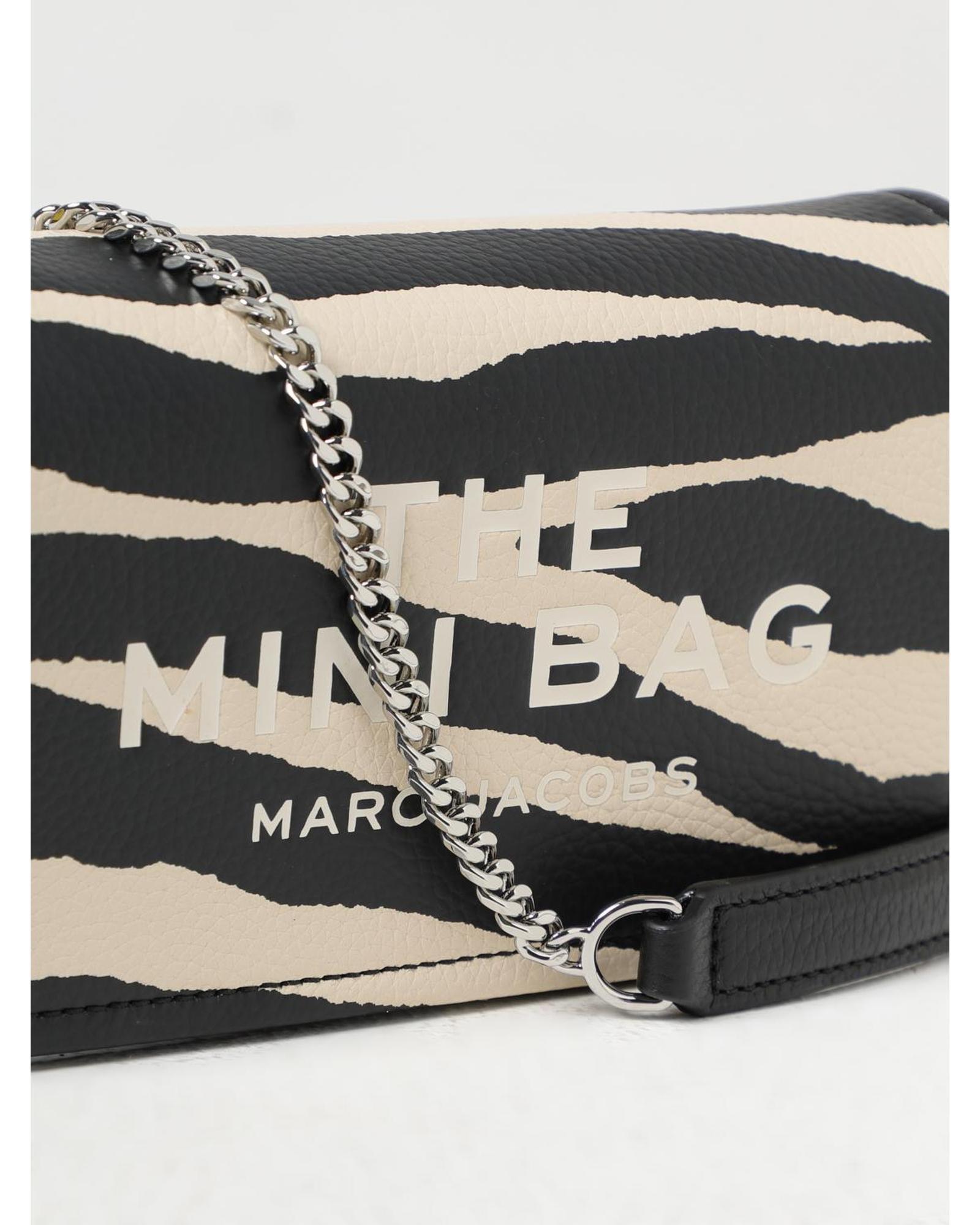 Marc Jacobs Mini Bag Zebra Print Chain Strap Wo - Black Handbags image 3