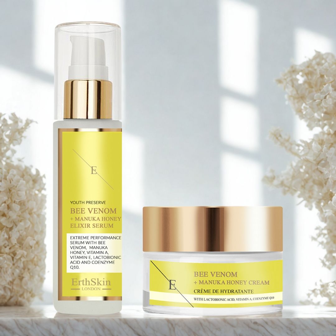 Erth Skin London Bee Venom Cream 50ml + Bee Venom + Elixir Serum 60ml image 3
