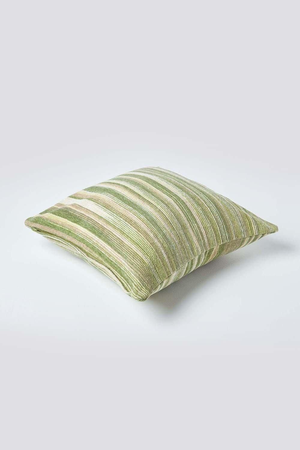Homescapes Cotton Chenille Tie Dye Cushion Cover image 3