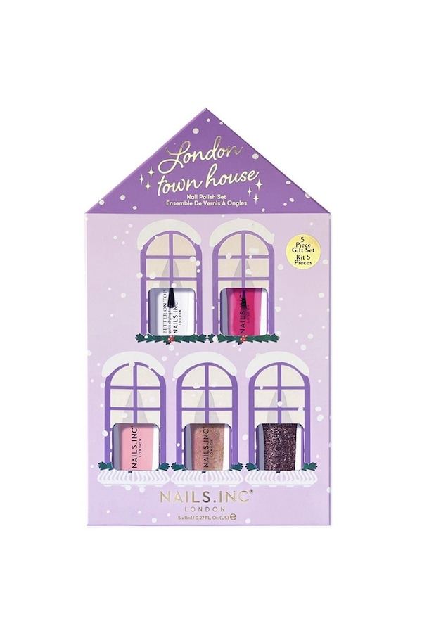 Nails Inc London Town House 5-Piece Nail Polish Gift Set Multi