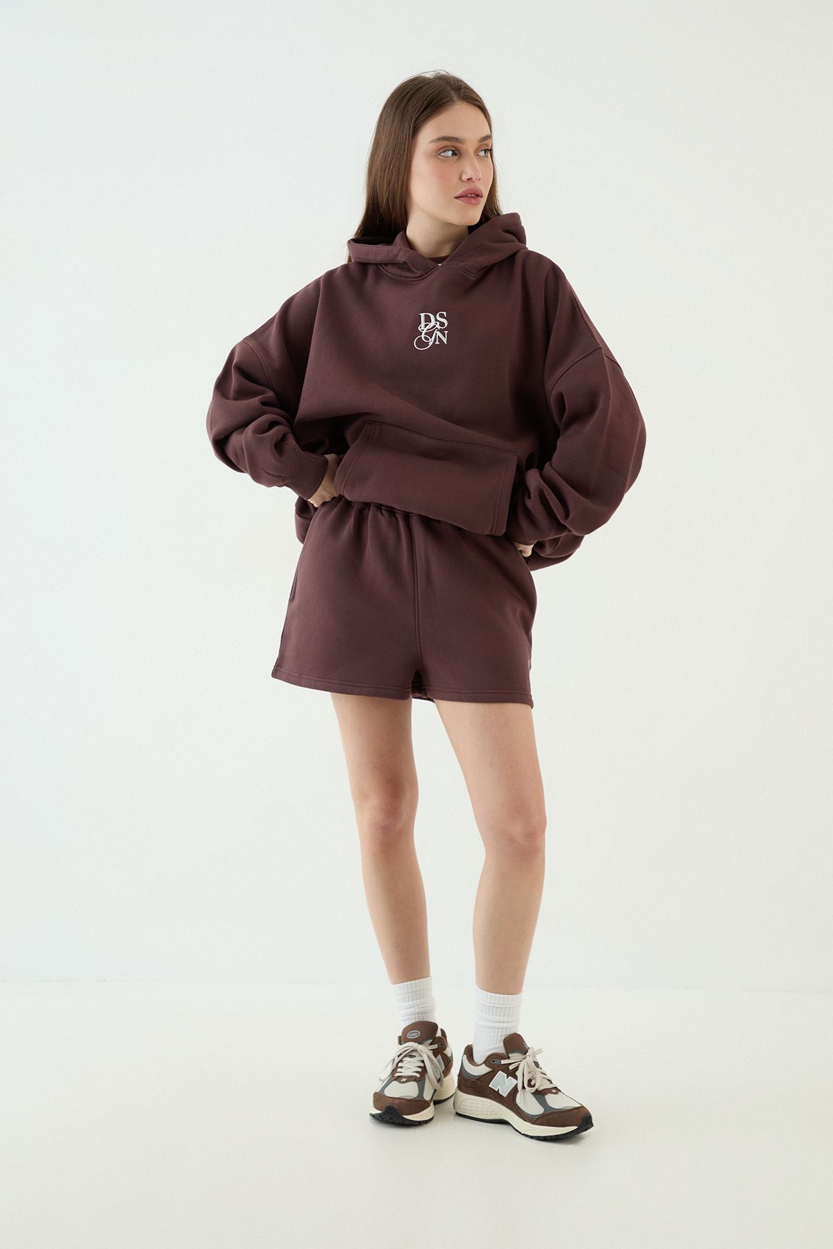 DSGN Studio DSGN Studio Oversized Hoodie Chocolate