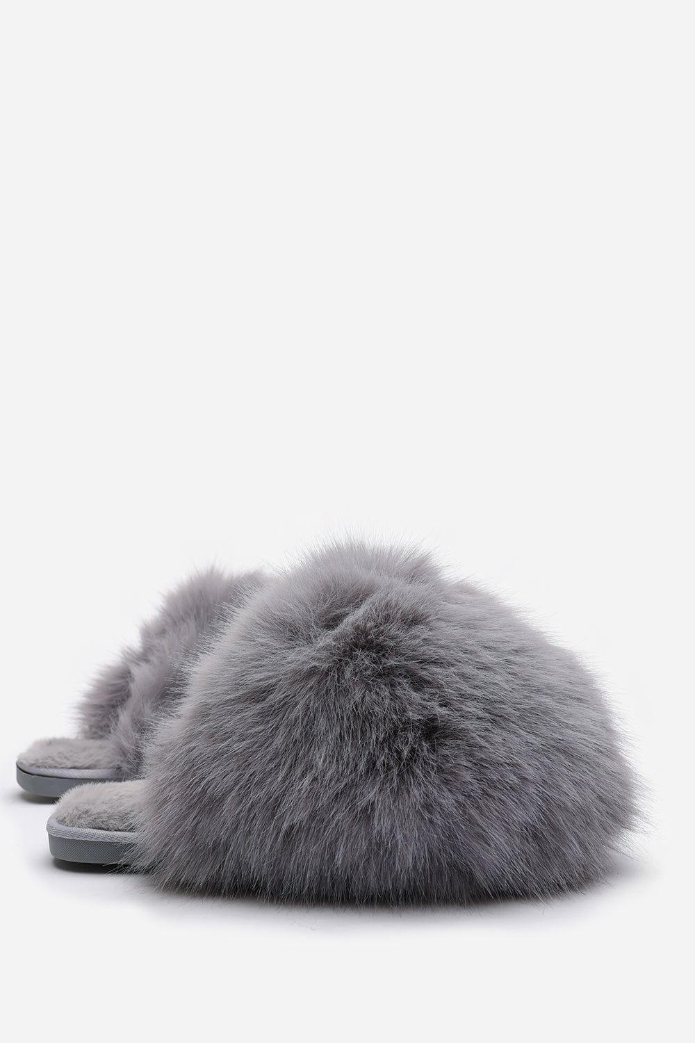 Where's That From 'Keira' Ultimate Fluffy Faux Fur Mule Slippers image 4